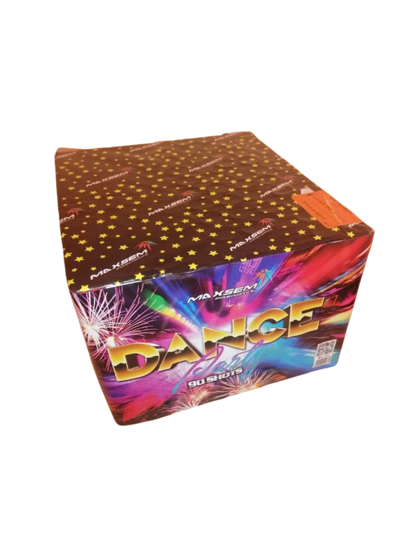 Bateria de artificii Dance Party – 90 de focuri, calibru 20 mm