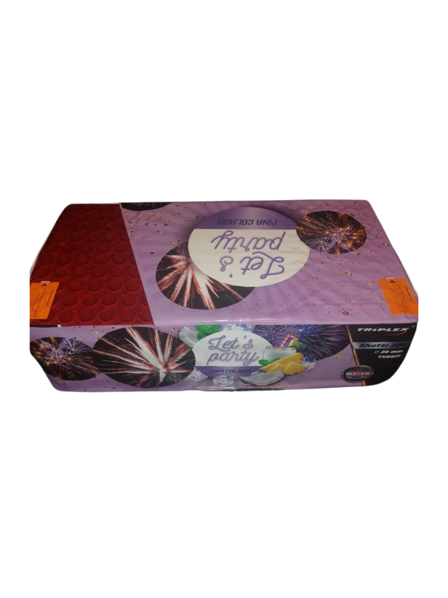 Bateria de artificii Let’s Party – 200 de focuri, calibru 20 mm