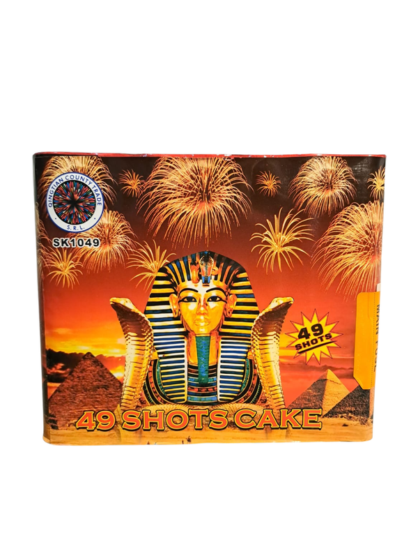 Baterie de Artificii 49 Shots Cake – Calibru 25 mm, Spectacol Intens