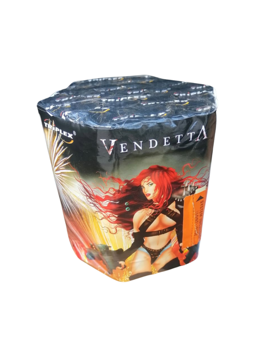 Bateria de artificii Vendetta – 19 focuri, calibru 20 mm